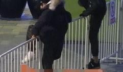 翻越护栏自己吃瓜,翻越护栏的意外收获