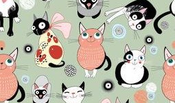 吃瓜猫咪头像卡通,萌态十足，卡通头像带你领略萌宠魅力