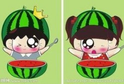 情侣拍照吃瓜图片,情侣拍照吃瓜，共享夏日悠闲时光